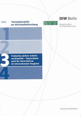 Vierteljahrshefte zur Wirtschaftsforschung 2006/3 | Buch | 978-3-428-12371-1 | sack.de