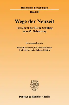 Ehrenpreis / Lotz-Heumann / Mörke |  Wege der Neuzeit. | Buch |  Sack Fachmedien
