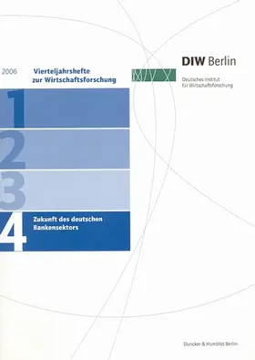  Vierteljahrshefte zur Wirtschaftsforschung 2006/4 | Buch |  Sack Fachmedien