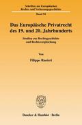 Ranieri |  Das Europäische Privatrecht des 19. und 20. Jahrhunderts | Buch |  Sack Fachmedien