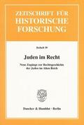Gotzmann / Wendehorst |  Juden im Recht. | Buch |  Sack Fachmedien