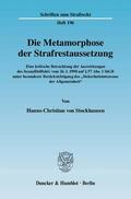 Stockhausen |  Die Metamorphose der Strafrestaussetzung | Buch |  Sack Fachmedien