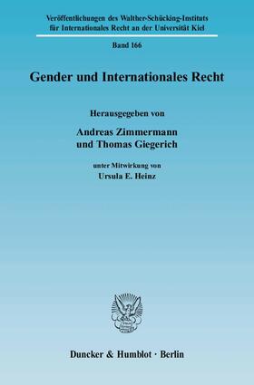 Zimmermann / Giegerich | Gender und Internationales Recht | Buch | sack.de