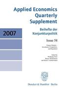 Franz / Winkelmann / Zimmermann |  Energy Markets - Investment, Competition, and Regulation | Buch |  Sack Fachmedien