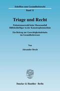 Brech |  Triage und Recht. | Buch |  Sack Fachmedien