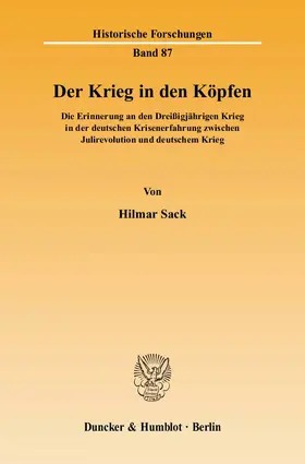 Sack |  Der Krieg in den Köpfen. | Buch |  Sack Fachmedien