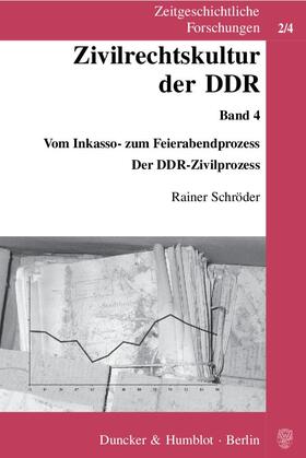 Schröder | Zivilrechtskultur der DDR | Buch | 978-3-428-12692-7 | sack.de