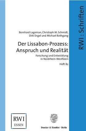 Lageman / Schmidt / Engel | Der Lissabon-Prozess: Anspruch und Realität | Buch | 978-3-428-12706-1 | sack.de