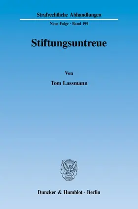 Lassmann |  Stiftungsuntreue. | Buch |  Sack Fachmedien