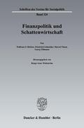 Wickström |  Finanzpolitik und Schattenwirtschaft | Buch |  Sack Fachmedien