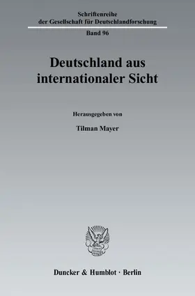 Mayer |  Deutschland aus internationaler Sicht | Buch |  Sack Fachmedien