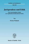 Windisch |  Jurisprudenz und Ethik | Buch |  Sack Fachmedien