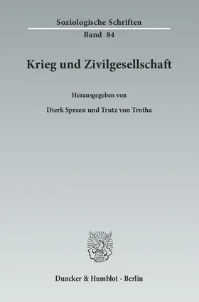 Spreen / Trotha |  Krieg und Zivilgesellschaft | Buch |  Sack Fachmedien
