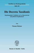 Holzner |  Die Decreta Tassilonis | Buch |  Sack Fachmedien