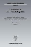 Ohr |  Governance in der Wirtschaftspolitik | Buch |  Sack Fachmedien