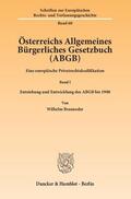 Brauneder |  Österreichs Allgemeines Bürgerliches Gesetzbuch (ABGB) | Buch |  Sack Fachmedien