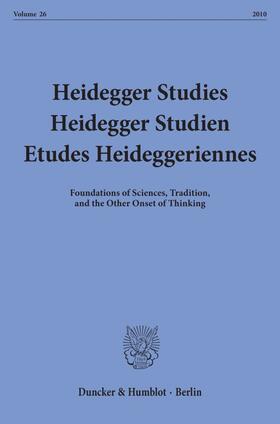 Emad / Herrmann / David |  Heidegger Studies / Heidegger Studien / Etudes Heideggeriennes | Buch |  Sack Fachmedien