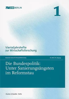  Vierteljahrshefte zur Wirtschaftsforschung 2010/1 | Buch |  Sack Fachmedien