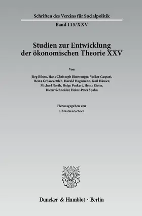 Scheer |  Die deutschsprachige Wirtschaftswissenschaft in den ersten Jahrzehnten nach 1945. | Buch |  Sack Fachmedien