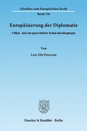 Petersen |  Europäisierung der Diplomatie | Buch |  Sack Fachmedien