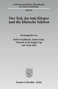 Knoblauch / Esser / Groß |  Der Tod, der tote Körper und die klinische Sektion | Buch |  Sack Fachmedien