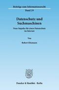 Elixmann |  Datenschutz und Suchmaschinen | Buch |  Sack Fachmedien