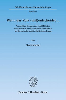 Martini | Martini, M: Wenn das Volk (mit)entscheidet ... | Buch | 978-3-428-13759-6 | sack.de