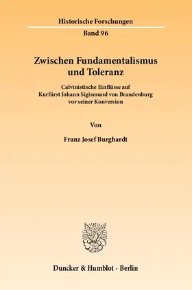 Burghardt |  Zwischen Fundamentalismus und Toleranz | Buch |  Sack Fachmedien