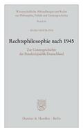 Hofmann |  Rechtsphilosophie nach 1945 | Buch |  Sack Fachmedien