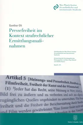 Olt |  Pressefreiheit im Kontext strafrechtlicher Ermittlungsmaßnahmen | Buch |  Sack Fachmedien