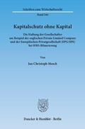 Mosch |  Kapitalschutz ohne Kapital | Buch |  Sack Fachmedien