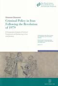 Ghassemi |  Criminal Policy in Iran Following the Revolution of 1979. | Buch |  Sack Fachmedien