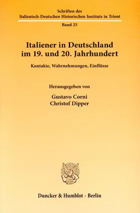 Corni / Dipper |  Italiener in Deutschland im 19. und 20. Jahrhundert | Buch |  Sack Fachmedien