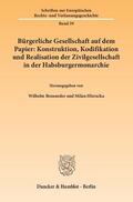 Brauneder / Hlavacka / Hlavacka |  Bürgerliche Gesellschaft auf dem Papier | Buch |  Sack Fachmedien