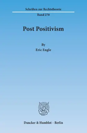 Engle | Post Positivism. | Buch | 978-3-428-13987-3 | sack.de