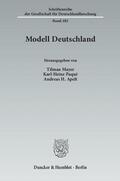 Mayer / Paqué / Apelt |  Modell Deutschland | Buch |  Sack Fachmedien