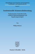 Schwarz |  Institutionelle Stimmrechtsberatung | Buch |  Sack Fachmedien