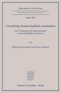 Mastronardi / Windisch |  Vernünftig wissenschaftlich entscheiden | Buch |  Sack Fachmedien