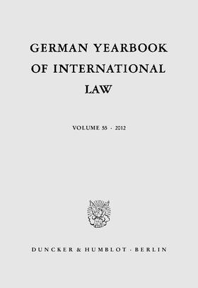Odendahl / Matz-Lück | German Yearbook of International Law / Jahrbuch für Internationales Recht | Buch | 978-3-428-14159-3 | sack.de