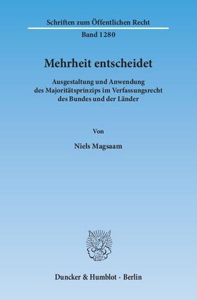 Magsaam | Mehrheit entscheidet | Buch | 978-3-428-14207-1 | sack.de