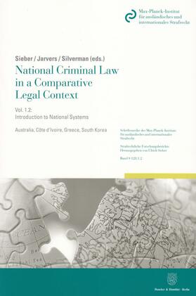 Sieber / Jarvers / Silverman | National Criminal Law in a Comparative Legal Context | Buch | sack.de