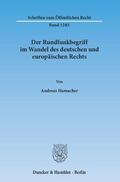 Hamacher |  Der Rundfunkbegriff im Wandel des deutschen und europäischen Rechts | Buch |  Sack Fachmedien