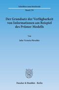 Pörschke |  Der Grundsatz der Verfügbarkeit von Informationen am Beispiel des Prümer Modells | Buch |  Sack Fachmedien
