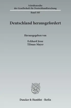 Jesse / Mayer |  Deutschland herausgefordert | Buch |  Sack Fachmedien