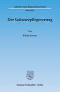 Servais |  Der Softwarepflegevertrag | Buch |  Sack Fachmedien