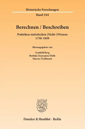 Berg / Török / Twellmann |  Berechnen - Beschreiben. | Buch |  Sack Fachmedien