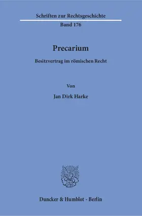 Harke |  Precarium | Buch |  Sack Fachmedien