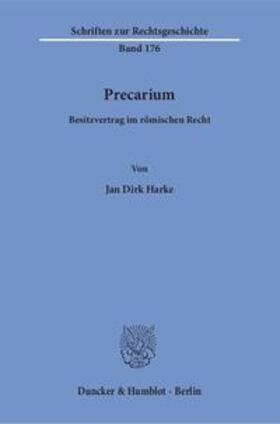 Harke | Harke, J: Precarium | Buch | 978-3-428-14558-4 | sack.de