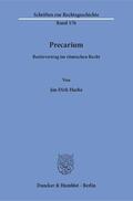Harke |  Harke, J: Precarium | Buch |  Sack Fachmedien