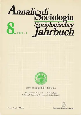Belardinelli |  Annali di Sociologia - Soziologisches Jahrbuch. | Buch |  Sack Fachmedien